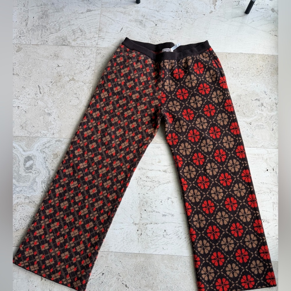 Lingua Franca 70% wool 30% cashmere lounge pants 17” waist